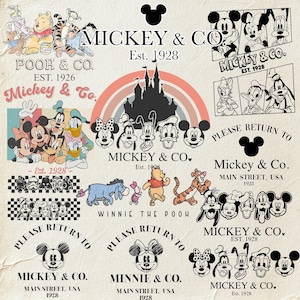 Mega Mickeyy & Friends SVG Bundle, Family Vacation png, Family Trip SVG, Vacay Mode Png, Magic Kingdom SVG, Mickeyy Png, Digital Download