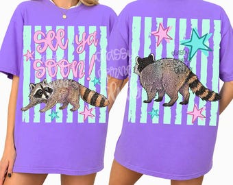 Mapache "Hasta pronto" PNG, Gráfico de panda de basura, Archivo digital dibujado a mano