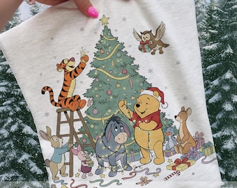 Winnie The Pooh Christmas Png, Pooh Christmas PNG, Holiday Shirt Png, Christmas Png Sublimation,Christmas Pooh Png, Pooh Png, Christmas Png