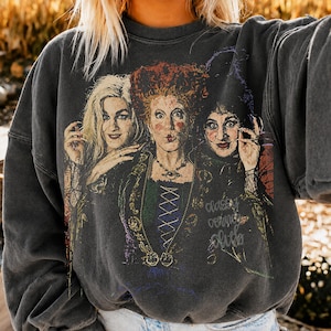 PNG vintage d'Halloween, PNG Hocus Pocus, PNG Saison des frissons, Design de t-shirt rétro d'Halloween, PNG inspiré des films d'horreur, Téléchargement numérique image 4