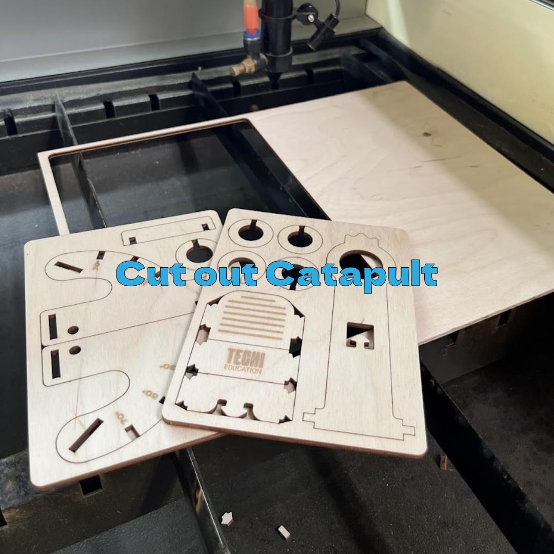Catapult Laser Cuter Layout Mini Catapult Laser Cut File – Dxf Svg Lightburn Download – 3mm Wood ...