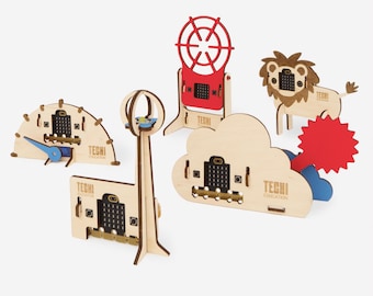 Kit de Programação STEM micro:bit | Torneio Coding City | Aprenda Eletrônica e Programação | 15 Desafios de Programação para Crianças