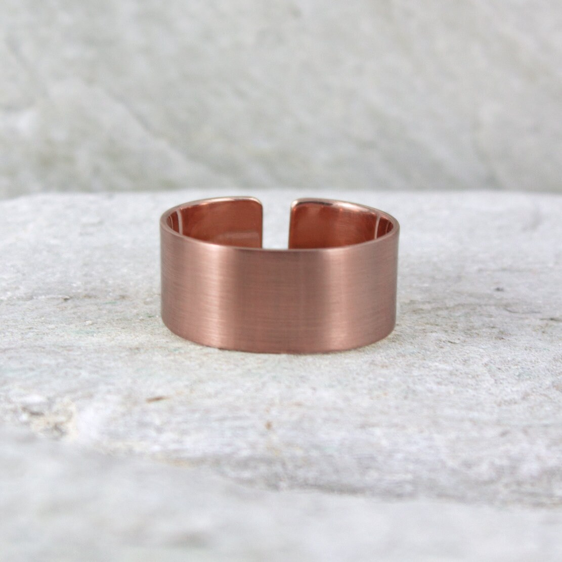 Plain copper ring discount