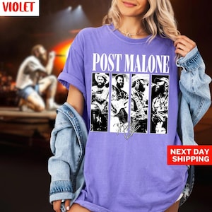 Comfort Colors Vintage Post Malone Shirt, Malone Rap Music Shirt, F1 Trillion Tour Shirt, Posty Rapper Shirt, Malone Music The Album