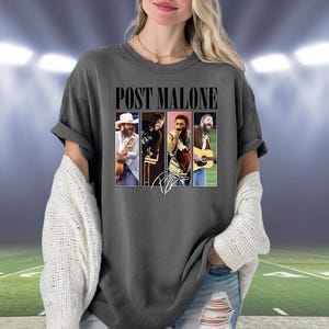 Comfort Colors Vintage Post Malone Shirt, Malone Rap Music Shirt, F1 Trillion Tour Shirt, Posty Rapper Shirt, Malone Music The Album