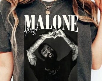 Post Malone Rap Music Merch Shirt, Cowboy Post Shirt, Retro Rap 90s Tee, Post Malone Tour Rapper Gift, Country Shirt, Western Graphic Tee