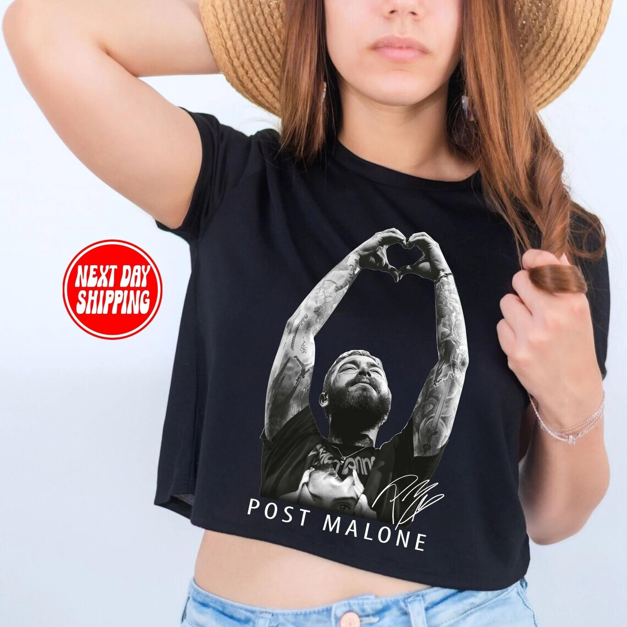 Cowboy Post Shirt - Country Crop Tee, Post Malone Shirt, Western Graphic Tee, Concert Shirt, Had Some Help Shirt, Posty Tee Crop Top 8882