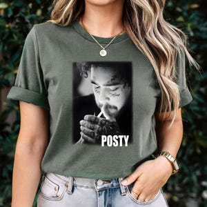 Post Malone Rap Music Merch Shirt, Cowboy Post Shirt, Retro Rap 90s Tee, Post Malone Tour Rapper Gift, Country Shirt, Western Graphic Tee