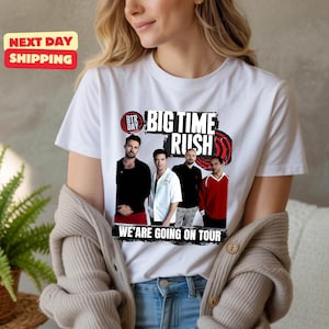 Big Time Rush Shirt, Big Time Rush In Real Life Worldwide Tour 2025 TShirt, Big Time Rush 2025 Concert Tee, Big Time Rush Fan Gift