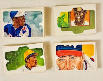 Baseball Memorabilia for Collectors | Vintage Baseball Puzzle Card Sets