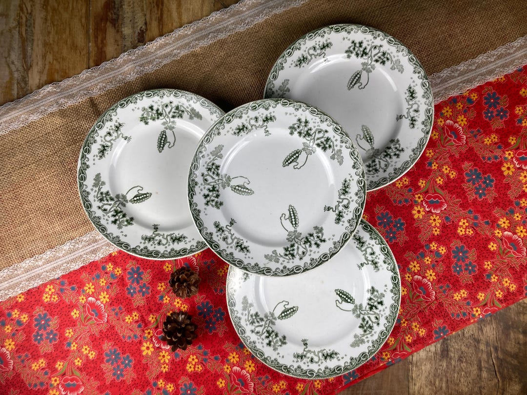 French Antique Plates 