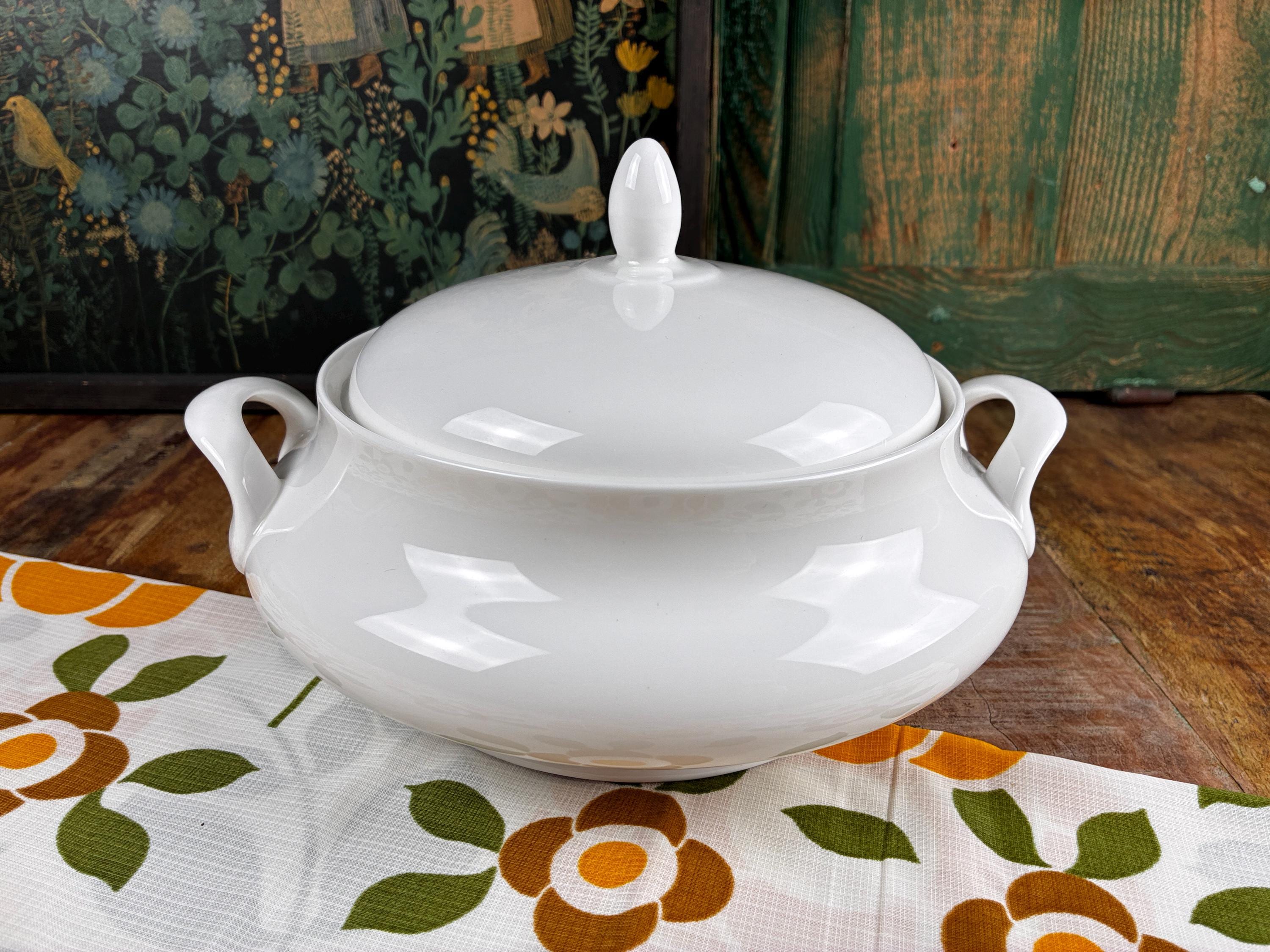 Soupes Soupière Vase Porzellanschüssel Tasse Blanc Soupière,Marmite Maison De