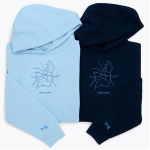 Sweats à capuche brodés personnalisables pour couples (2 sweats à capuche inclus) - Cadeau d'anniversaire personnalisé !