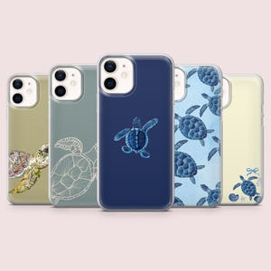 Sea Schildkröte Handyhülle Sea Life Wassertier Cover für iPhone 16, 15, 14, 13, 12, 11, Pixel 9Pro, 8A, Samsung S24FE,S23FE,S22,A16,A55,A25