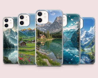 Nature Phone Case Lanscape Mountain Cover for iPhone 16,15,14,13,12,11 Pixel 9Pro,8A Samsung S24FE,S23FE,S22,A16,A55,A25.