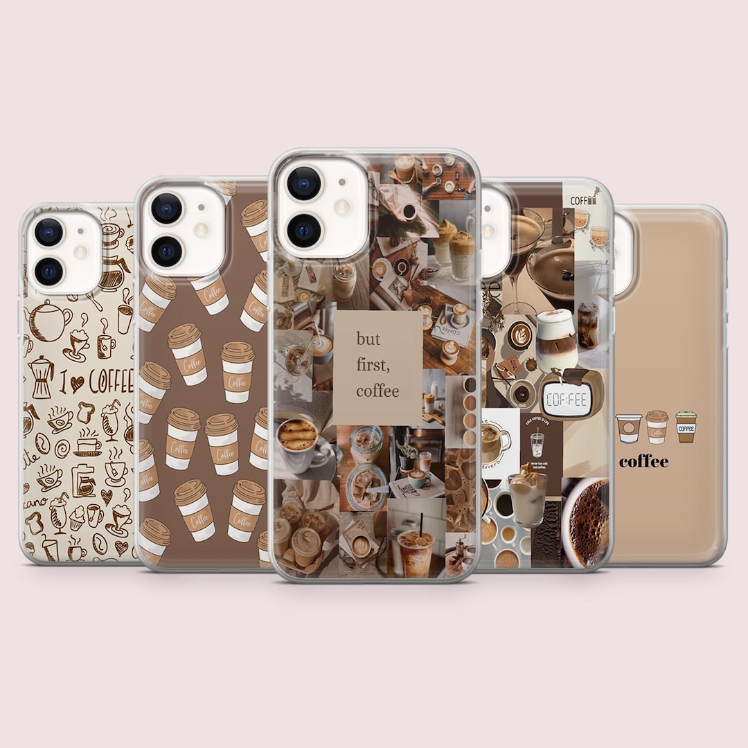 Coffee Phone Case Latte Espresso Coffee Lover Cover for iPhone 16, 15 ...