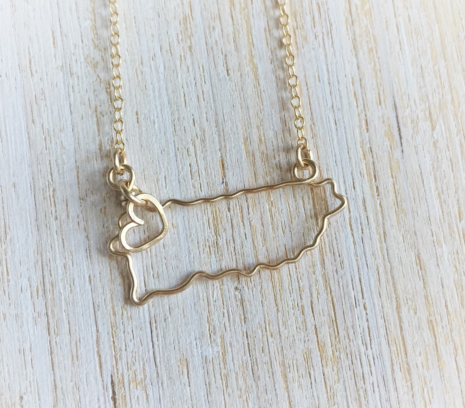 Gold Puerto Rico Necklace, 14k Heavy Plated Gold, Puerto Rican Flag Necklace,  6mm Gold Round Figaro Chain, Puerto Rico Necklace, Unisex - Etsy