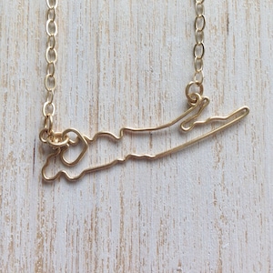 Long Island Halskette - Long Island Gliederkette in Silber oder Gold - Long Island - New York Halskette