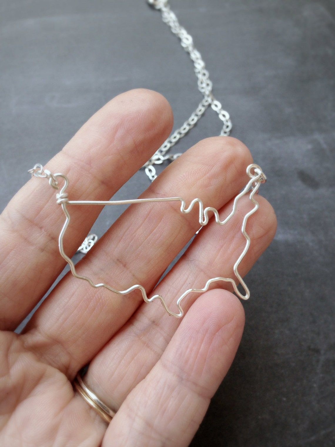 United States Necklace USA Necklace Custom Country Etsy