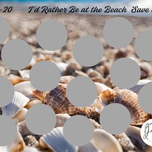 At the Beach A5 Savings Challenge