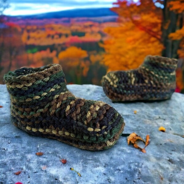 camo house slippers
