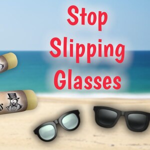 Non-Slip Nose Pads Alternative for Plastic Frames - Keep Glasses from Sliding - Eyewear Accessory - Stop Slipping Sunnies - Wax for Glasses