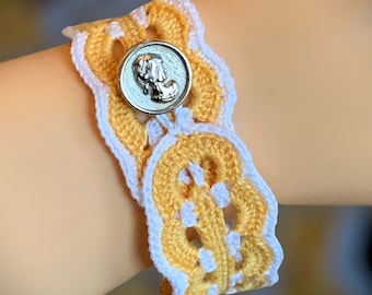 Crochet Pattern - How to Crochet a Beautiful Bracelet How to Crochet Jewelry Waves Bracelet Easy to Crochet - English Only