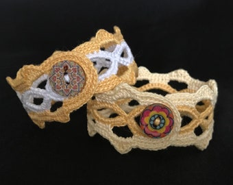 Crochet Bracelet Pattern, Easy Crochet Jewelry, How to Crochet Bracelet, DIY Accessories, PDF Pattern, Handmade Jewelry, English Only