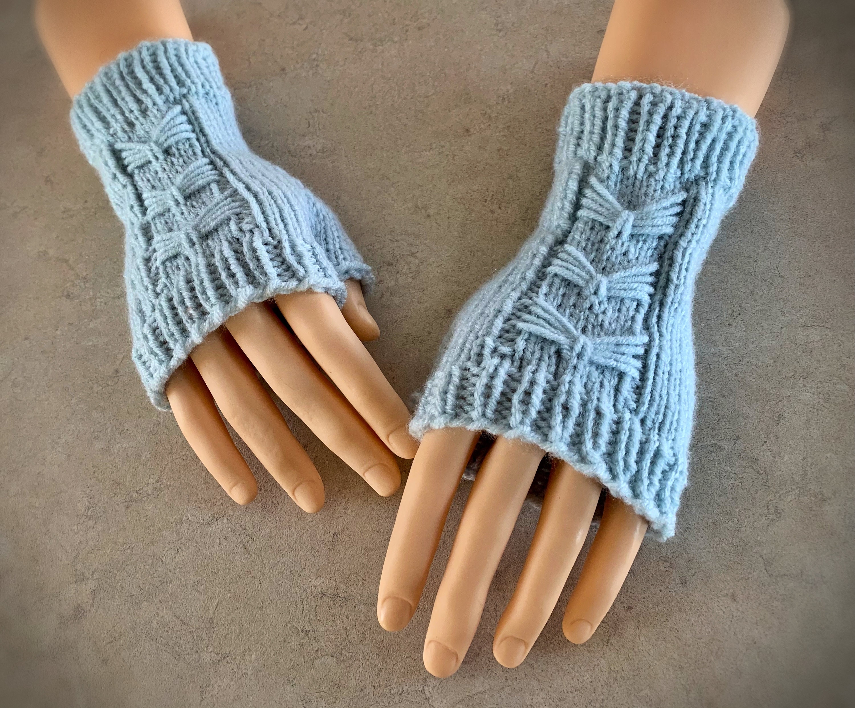 Guantes de abuela sin dedos de búho hechos a medida Mittens Mitt Tejidos a  mano Medios guantes Medios guantes Guantes sin dedos para adultos Guantes  sin dedos -  México