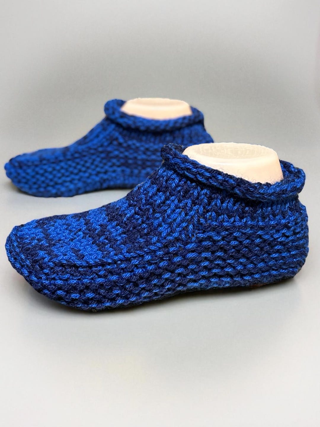 Slippers Heavy CUSTOM MADE Ultra Thick Hand Knit House Slippers - Knitted Slippers ...