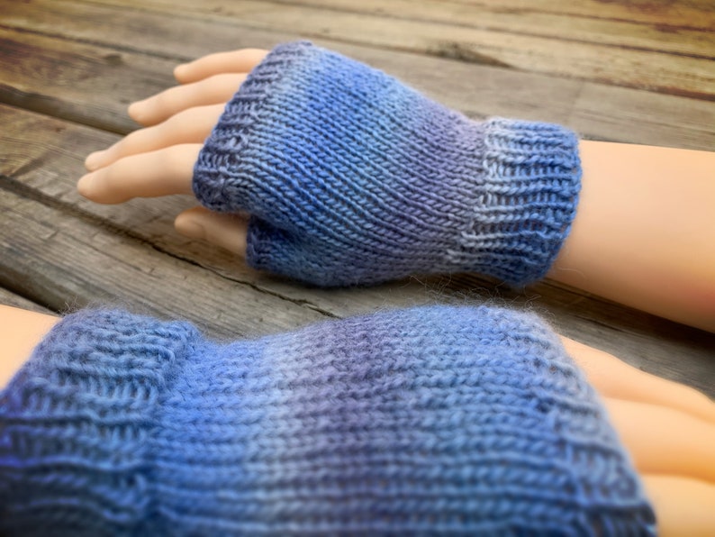 Hand Knit Fingerless Gloves Granny Gloves Fingerless Mittens Etsy Canada