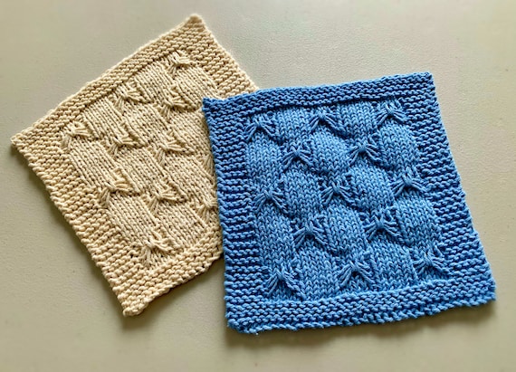 Learn to Knit Cables: The Owl Dishcloth 