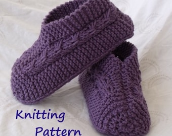 Easy to Knit Bow Slippers Tutorial - Knitting Pattern Phone, Tablet or Computer