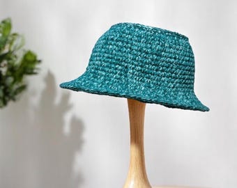 Handmade Crochet Bucket Hat, Unisex Sun Hat, Summer Hat for Men and Women, Beach Hat, Festival Hat, Cottagecore Hat, Boho Style, Hippie