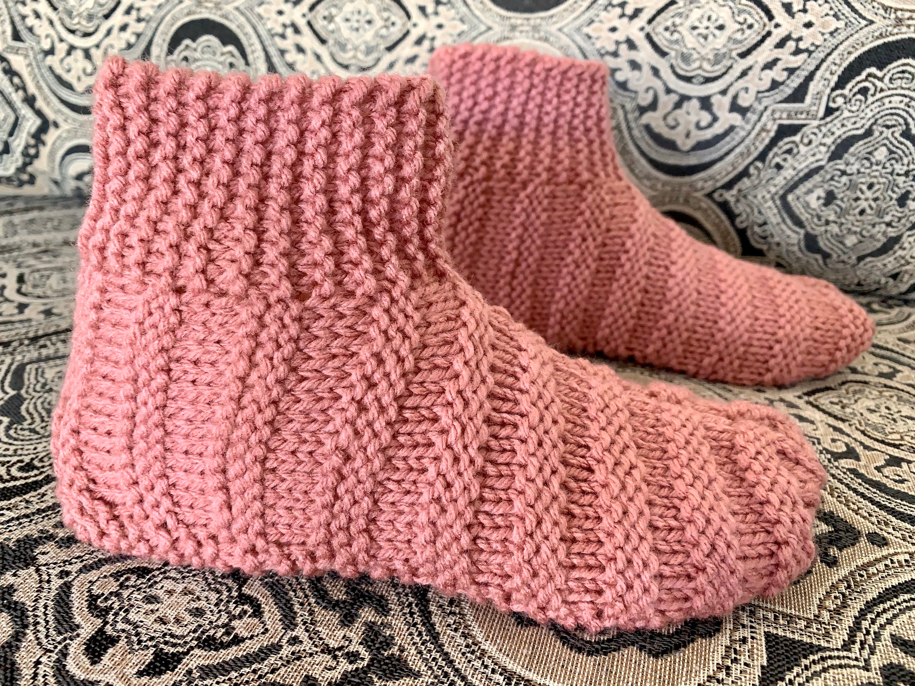 Knitted booties for adults for sale best sale