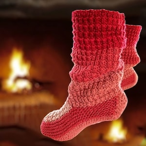 Knitting Pattern - Moccasin Bootie Slippers – Classic Ugg Inspired –  Knitting Tutorial for Tablet, Phone or Computer - - English Only