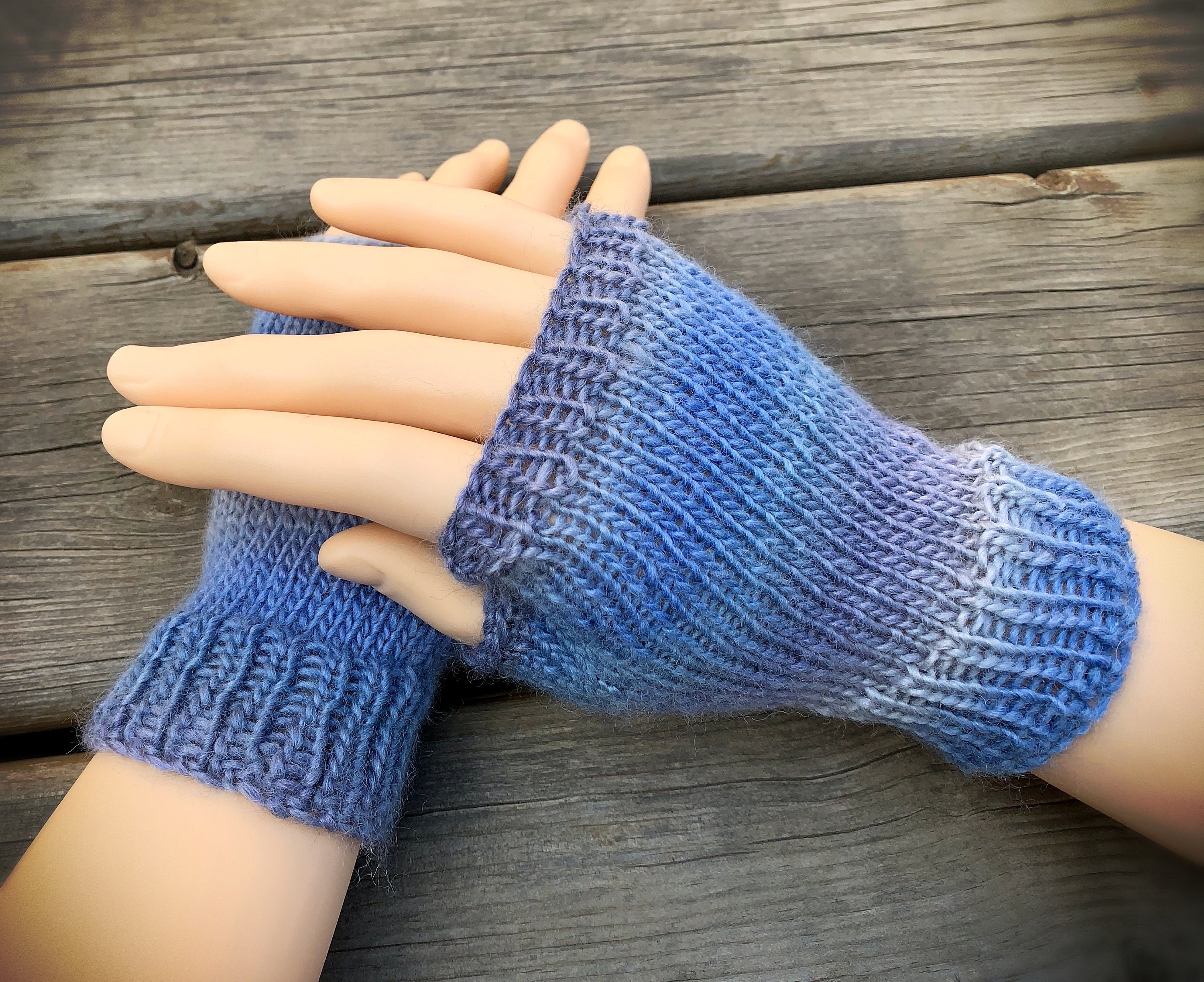 Hand Knit Fingerless Gloves Granny Gloves Fingerless Mittens Etsy Canada
