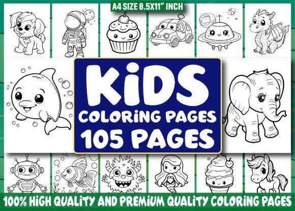 Coloring Pages for Kids | Creative Printable Coloring Sheets for Children | Instant Digital Download | Perfect for Learning & Entertainment