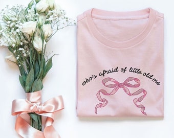 Sudadera o camiseta bordada "¿Quién le teme a mi pequeño viejo yo?"