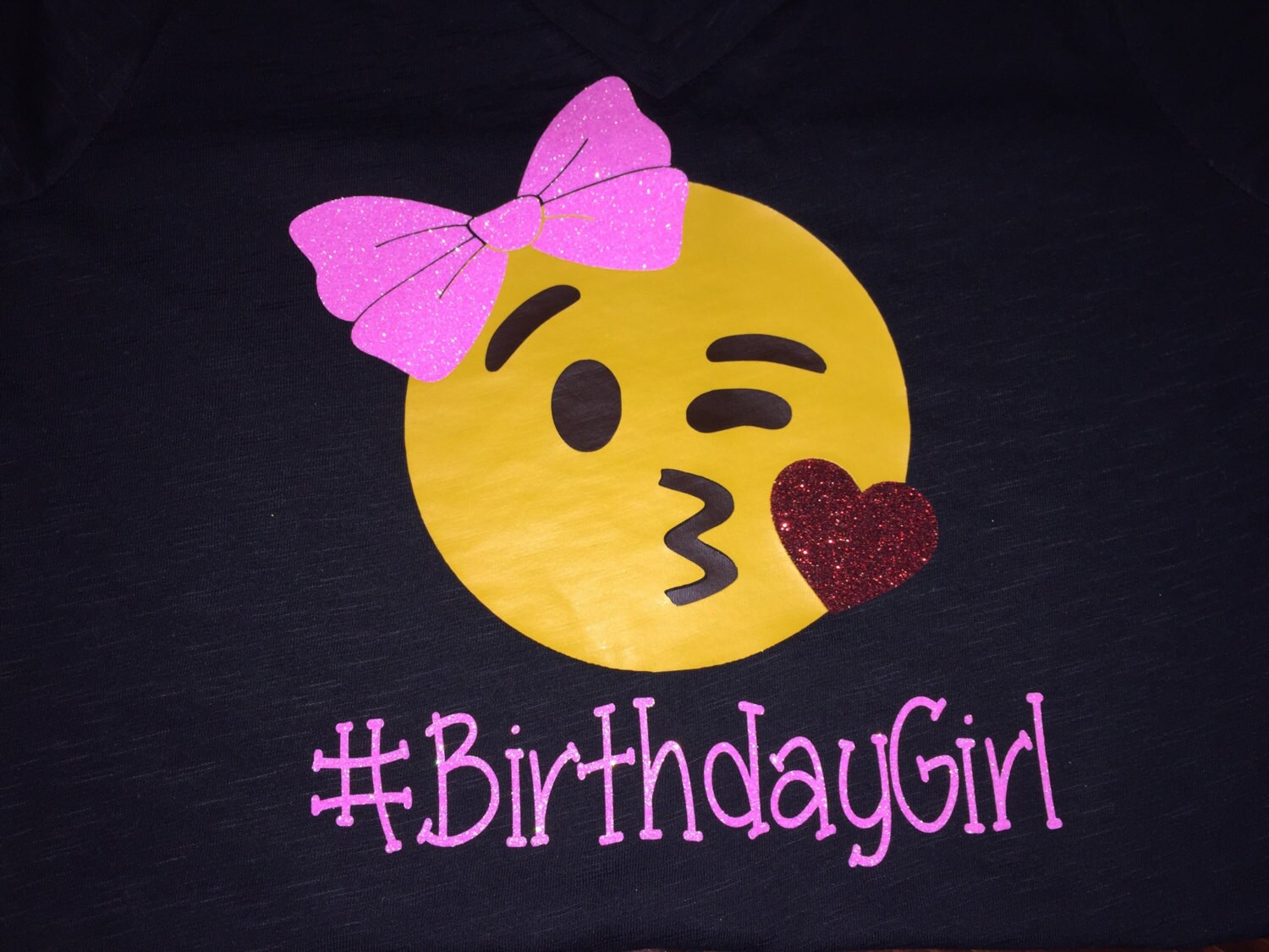 Download Emoji Birthday Girl Shirt | Etsy
