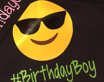 Emoji Birthday Boy Shirt