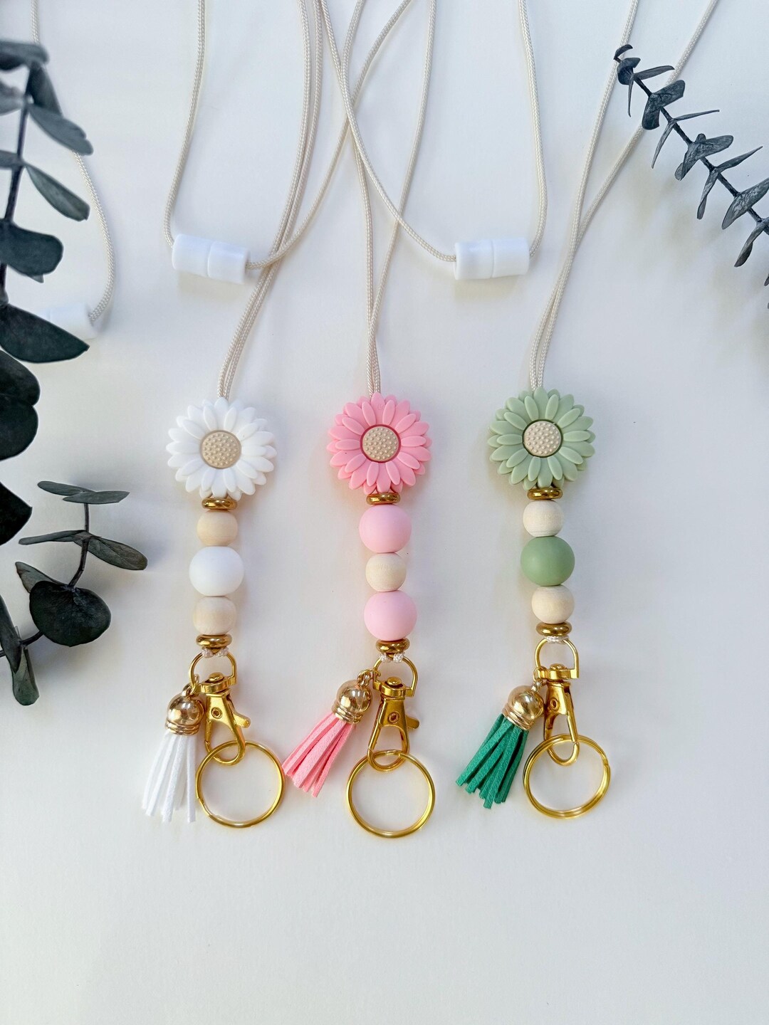 Flower Lanyard, Teacher Lanyard, Nurse Lanyard, Cute Lanyard, Silicon ...