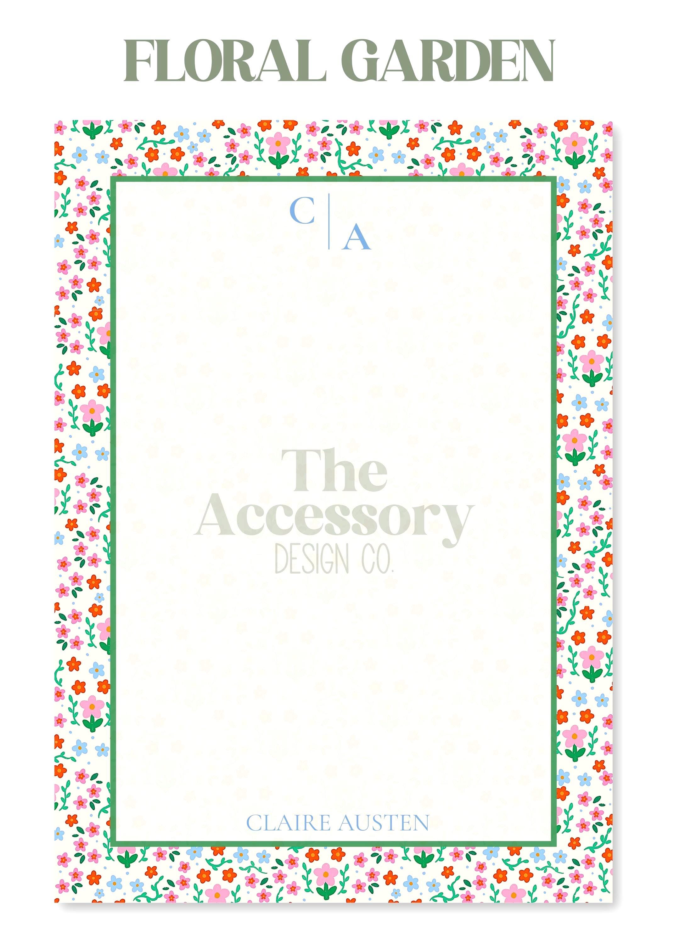Personalized Floral Notepad, Custom Stationery Gift, 5x7 - Etsy