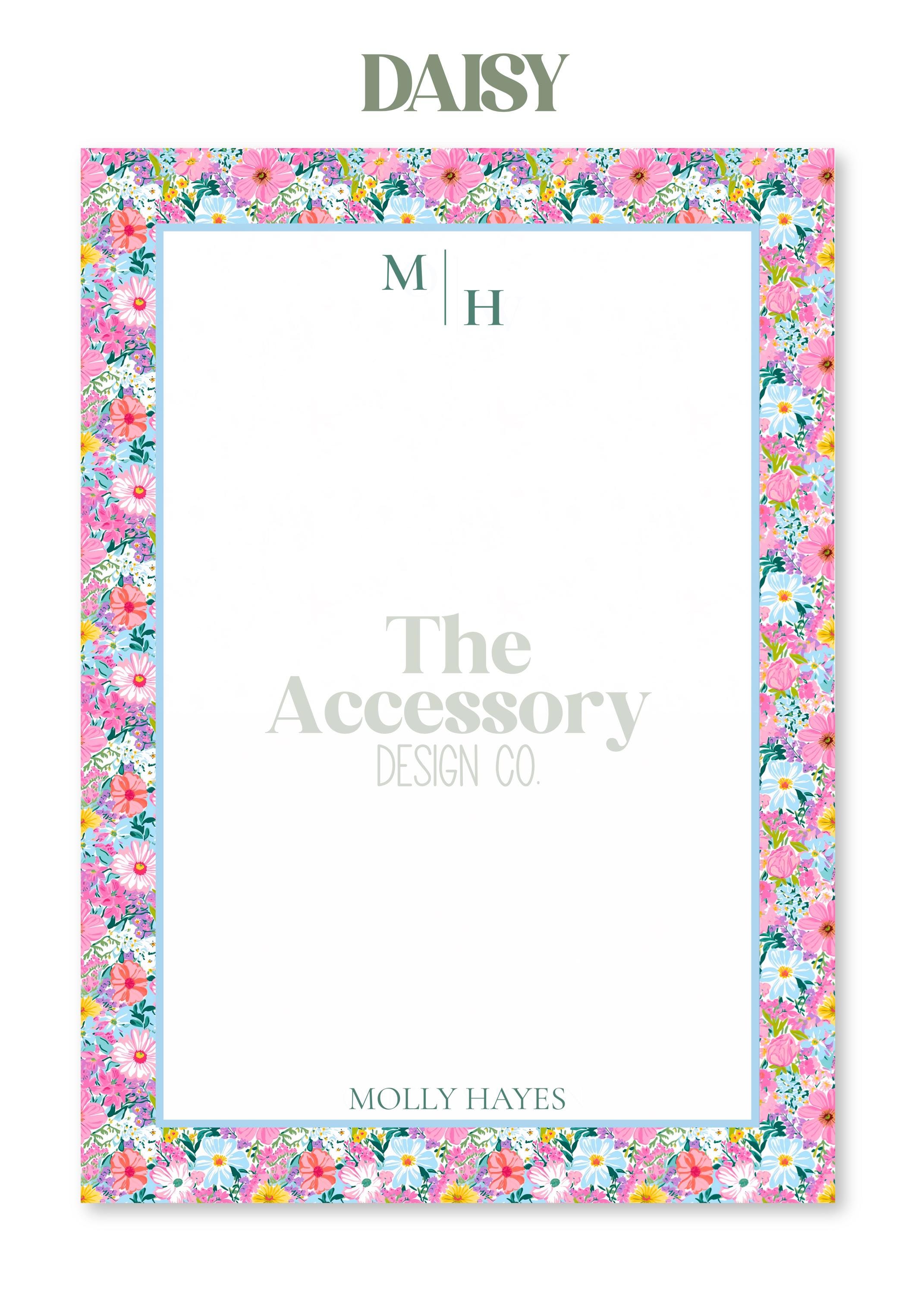Floral Personalized Notepad, Custom Stationery Gift, 5x7 - Etsy