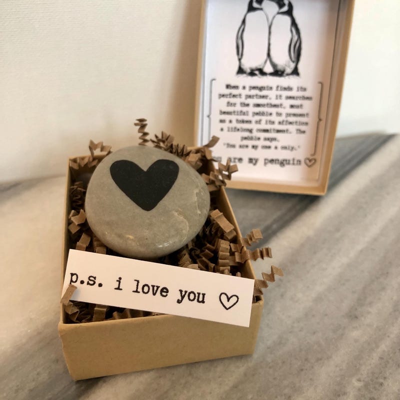 thumbnail interactive-video image 1 of Penguin Lavender Soy Candle - 7oz, Handmade, Romantic Gift For Her/Him, Anniversary, Birthday 1 of 3