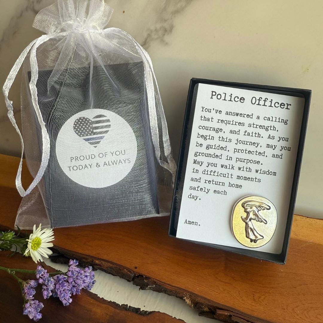 Police Angel New Police Officer Guardian Angel, Police Academy Graduation Gift, Law ...