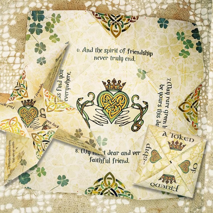 Irish Blessing Digital Friendship Card - Any Occasion Pocket Hug ...