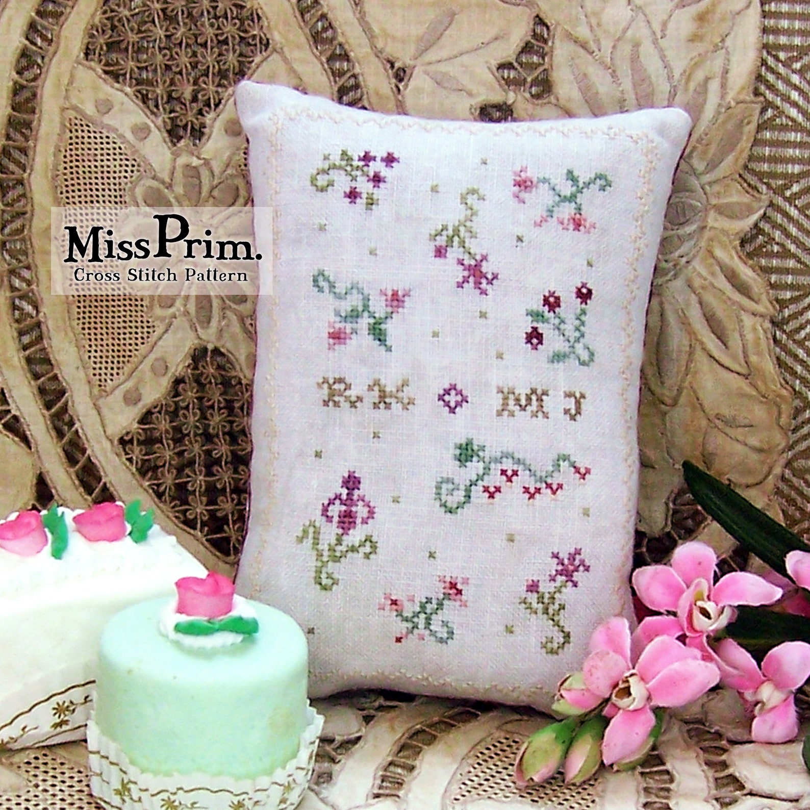 Love Cross Stitch Patterns Set of 2 Friendhip Wedding Mothers Day