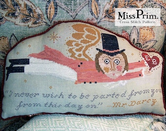 Modèle de point de croix Mr. Darcy – Orgueil et préjugés Jane Austen (téléchargement numérique)