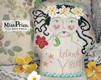 Island Girl Cross Stitch Pattern – Hawaiian Tiki Decor (Digital Download) MP41